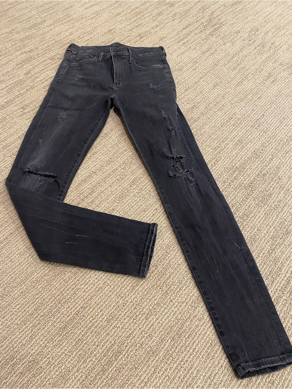 Citizens of Humanity distressed Black Jeans